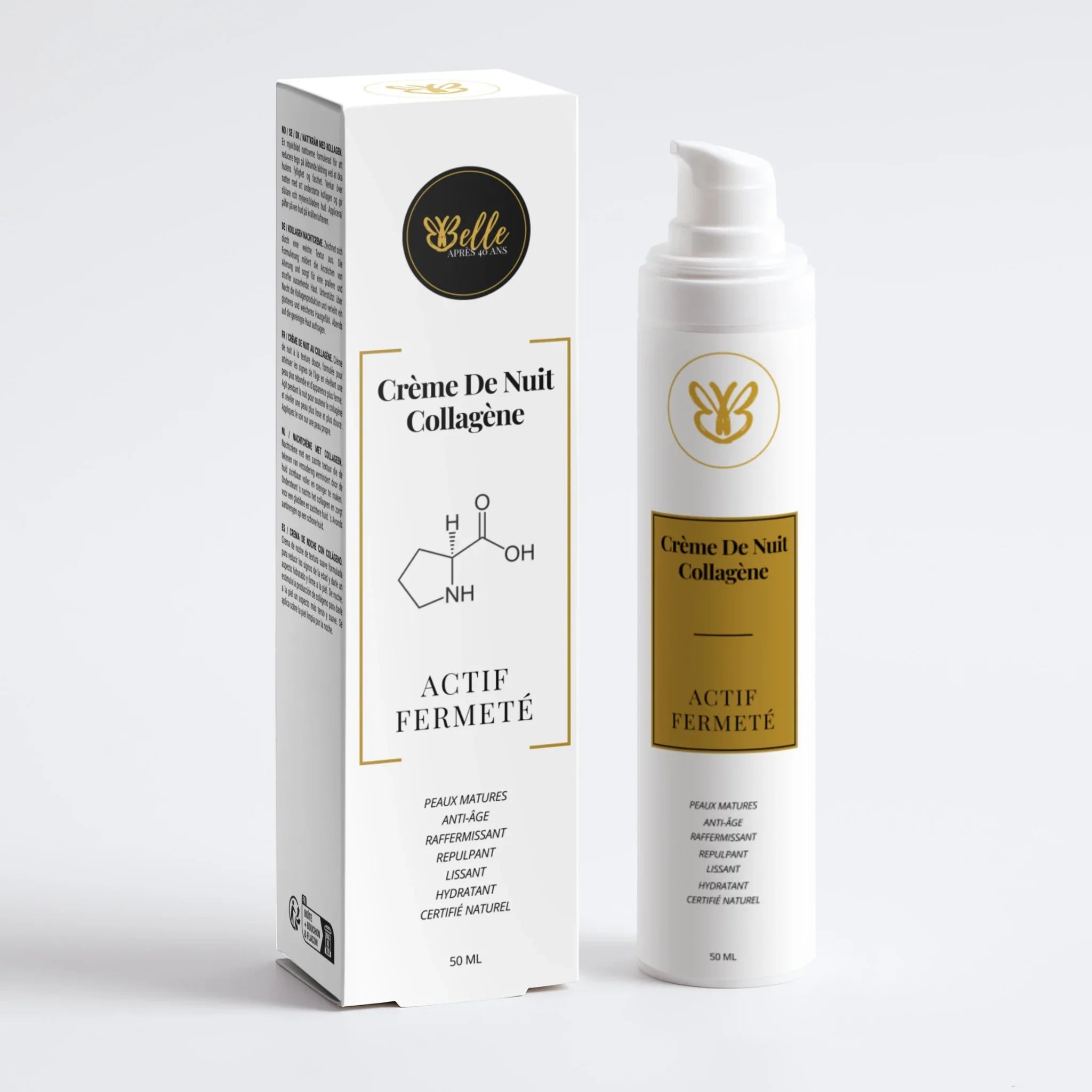 Crème de nuit vegan au complexe anti-relâchement