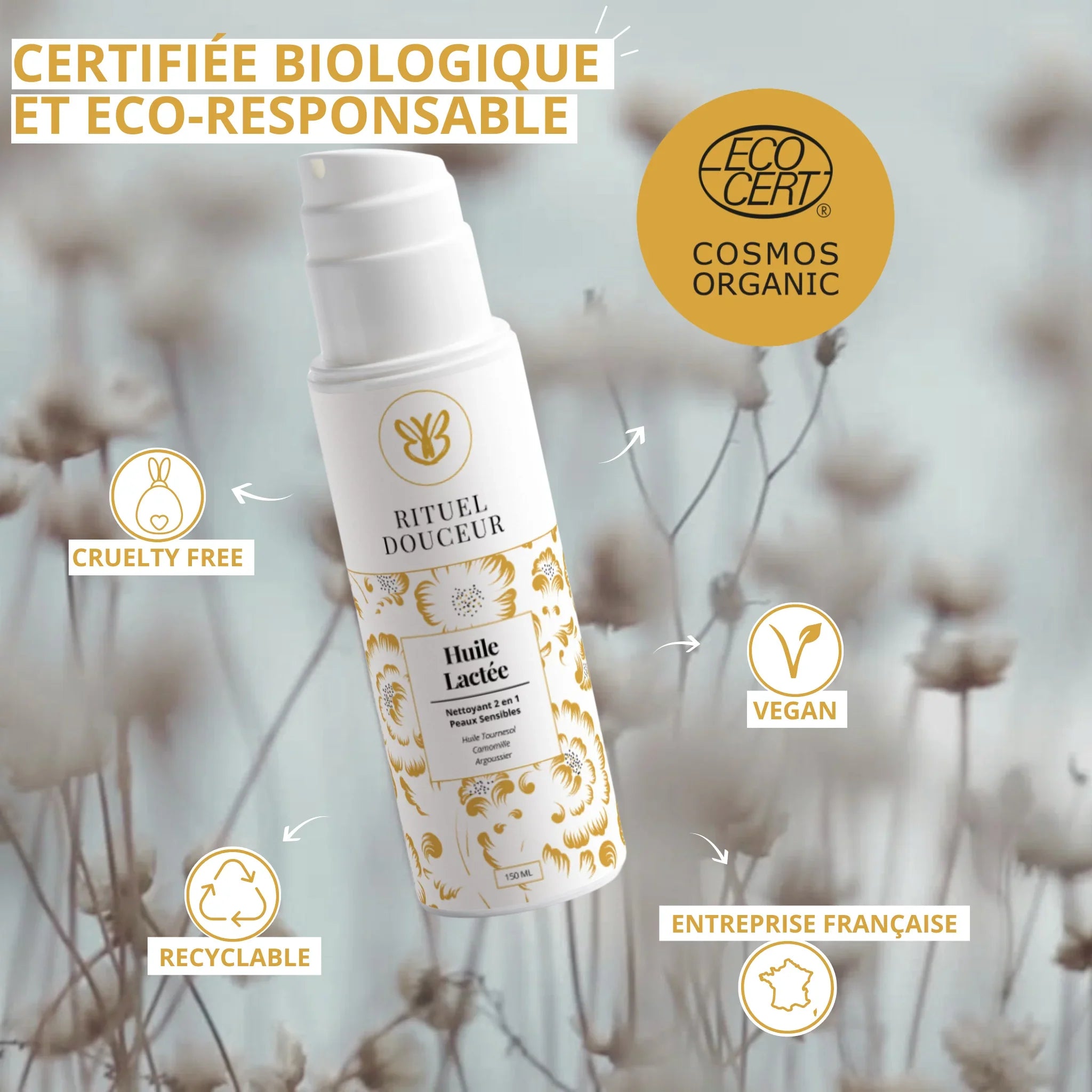 Huile Lactée Belle après 40 ans – Cosmétique bio française