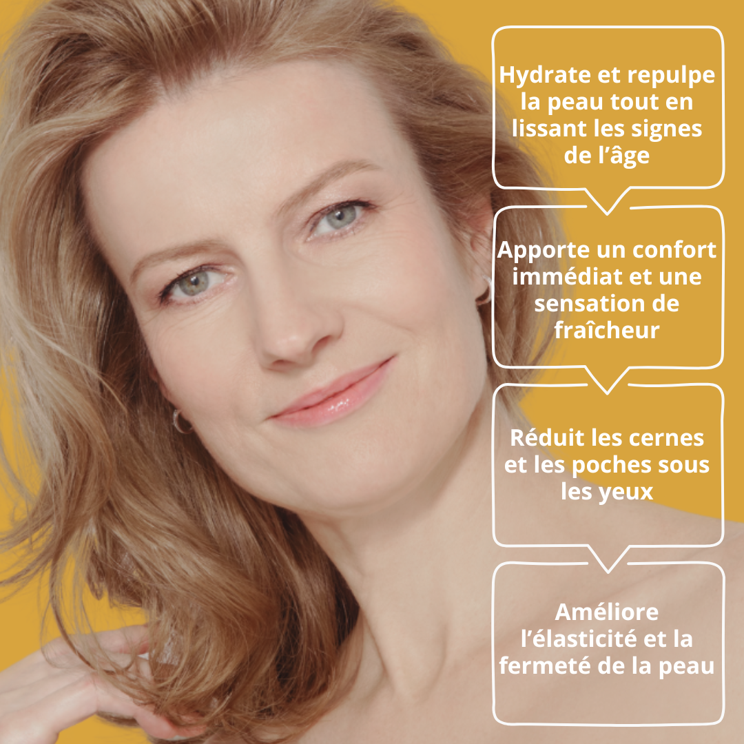 Résultat : peau rebondie, nourrie et lumineuse