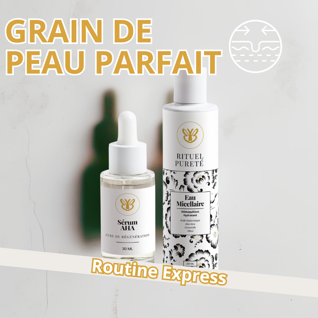 Routine simple et efficace pour grain de peau parfait