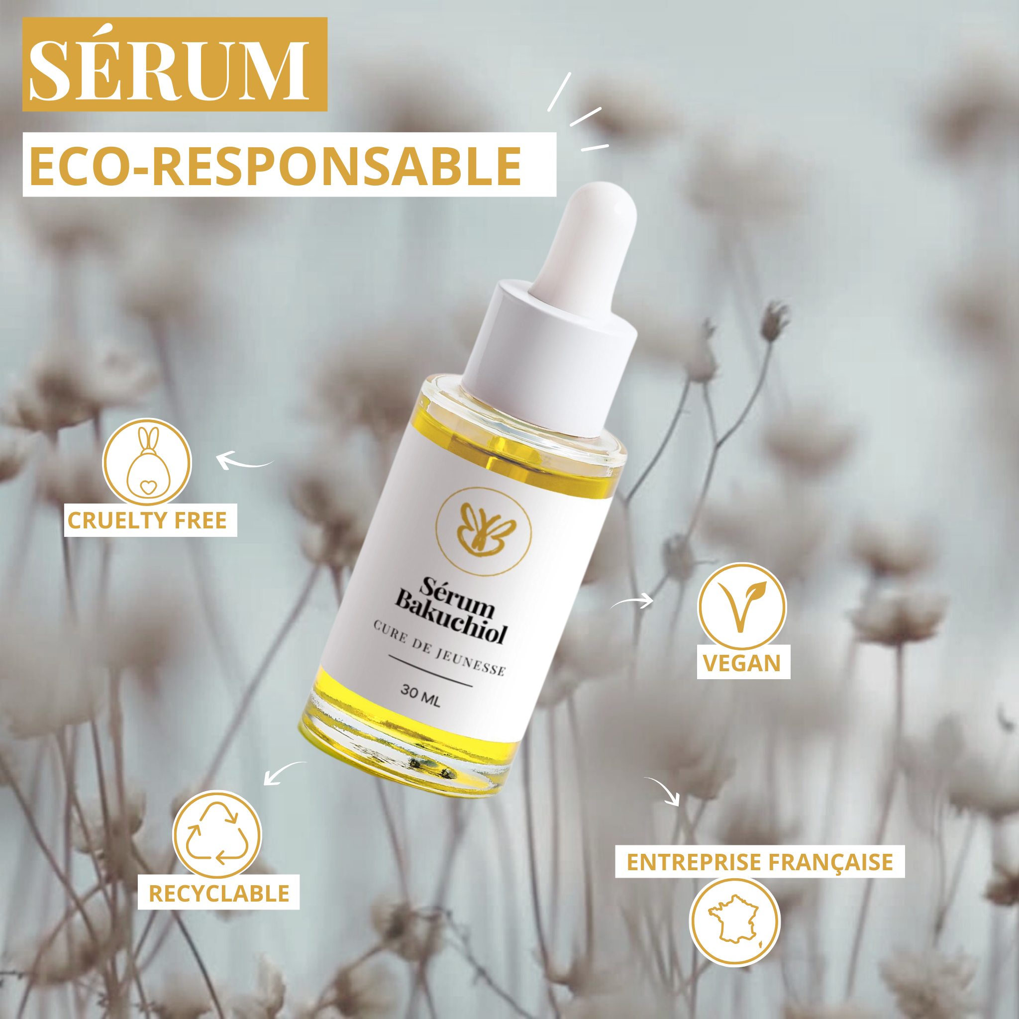 Sérum certifié naturel pour un visage régénéré