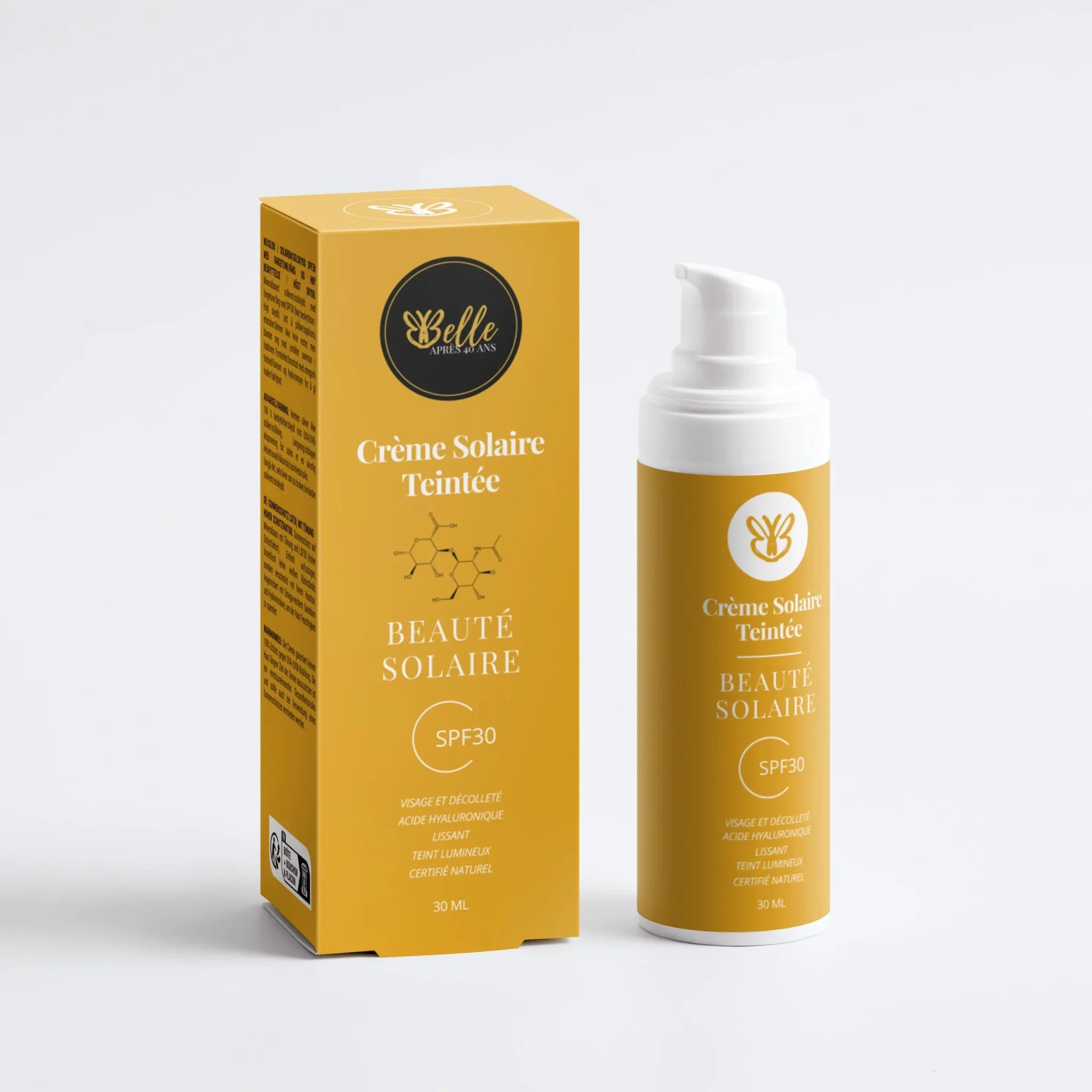 Beauté Solaire : le soin teinté SPF30 à l'acide hyaluronique